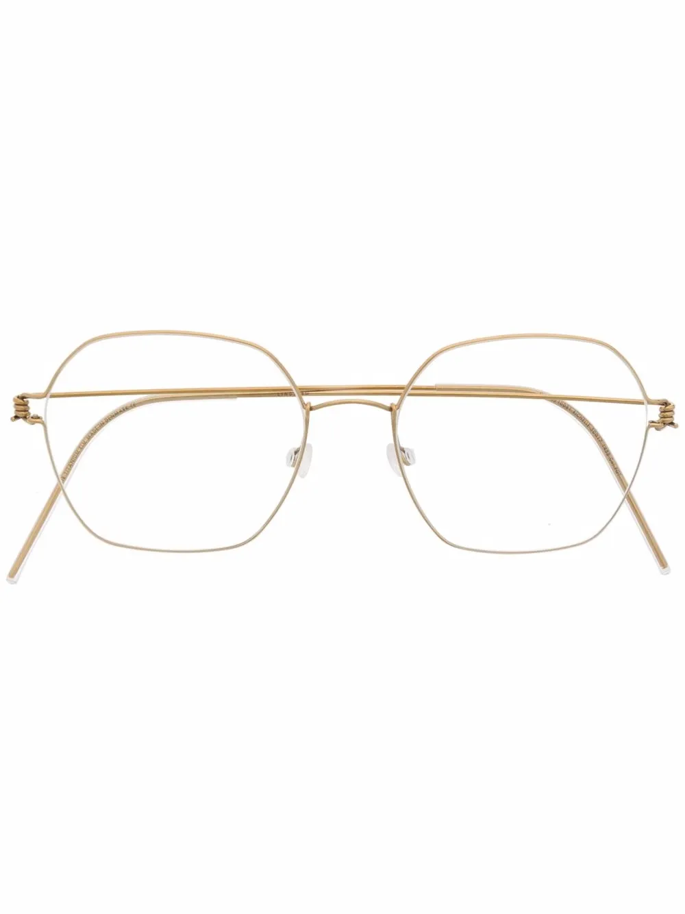 

Lindberg gafas Richelle con montura cuadrada - Dorado