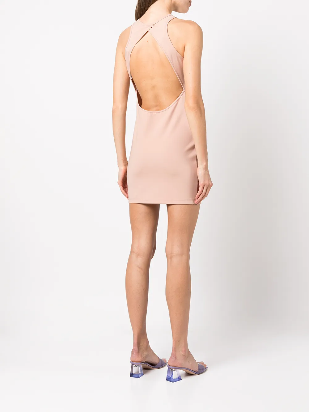 Lhd Open-back Dress In Skin Tones