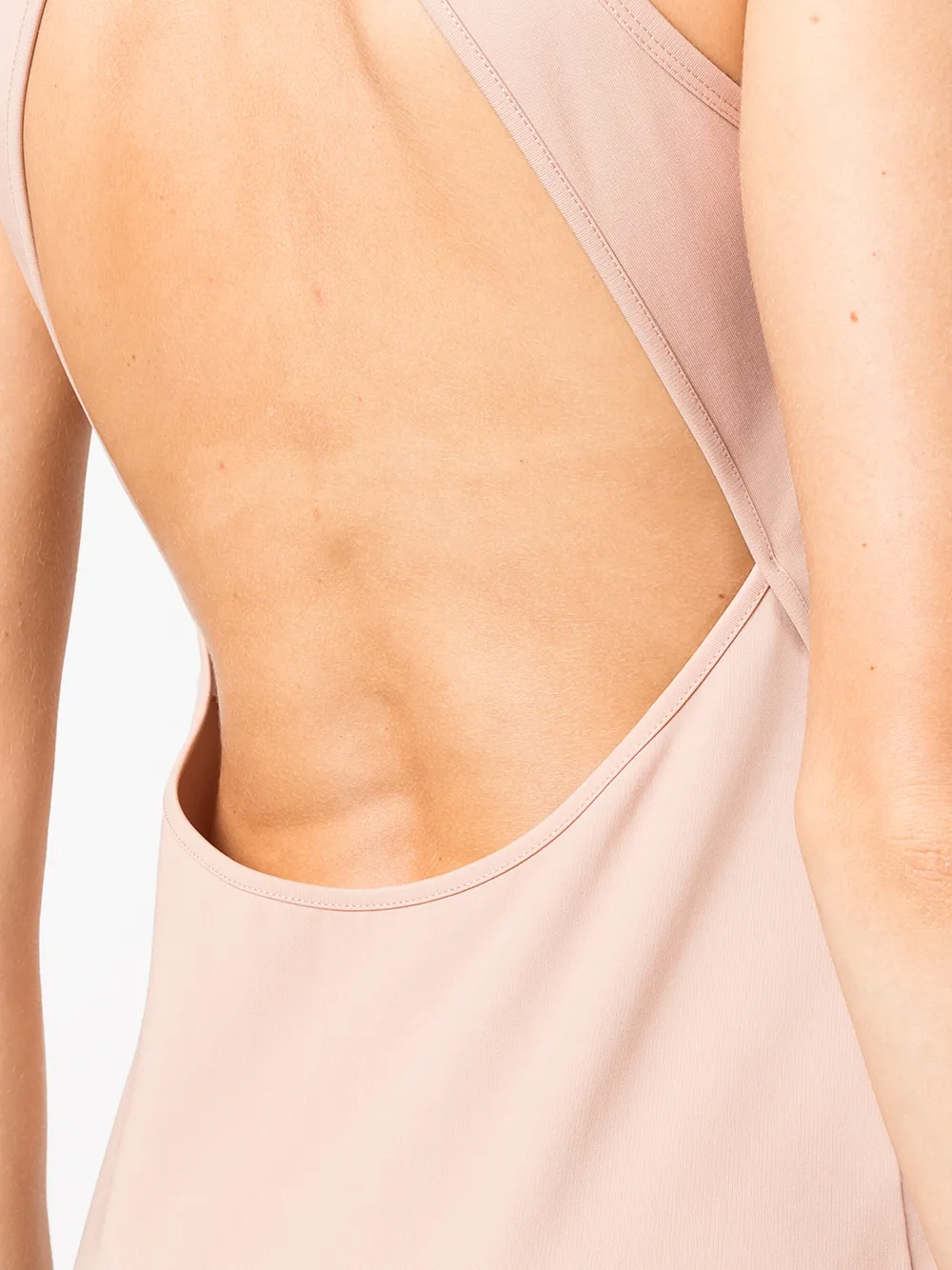 Lhd Open-back Dress In Skin Tones