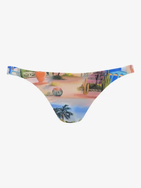 Les Benjamins bikini bottom estampado