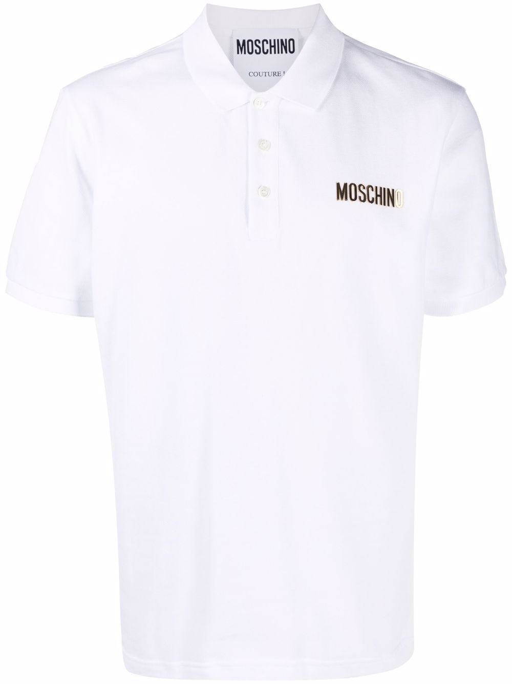 фото Moschino рубашка поло с логотипом