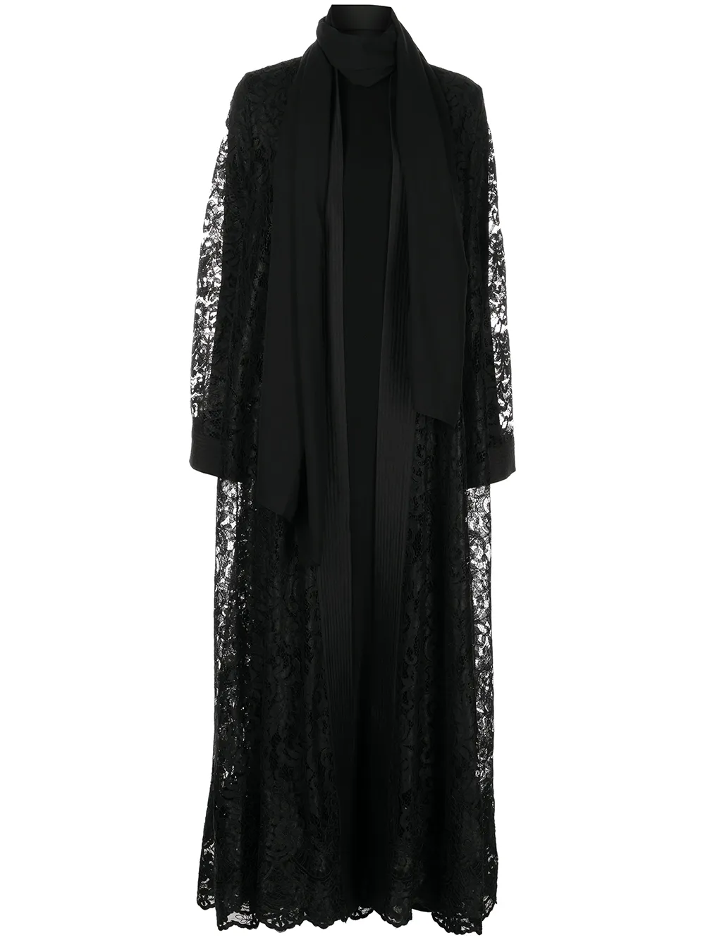 фото Atelier zuhra платье abaya с кружевом