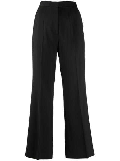 GOODIOUS cropped boot-cut trousers