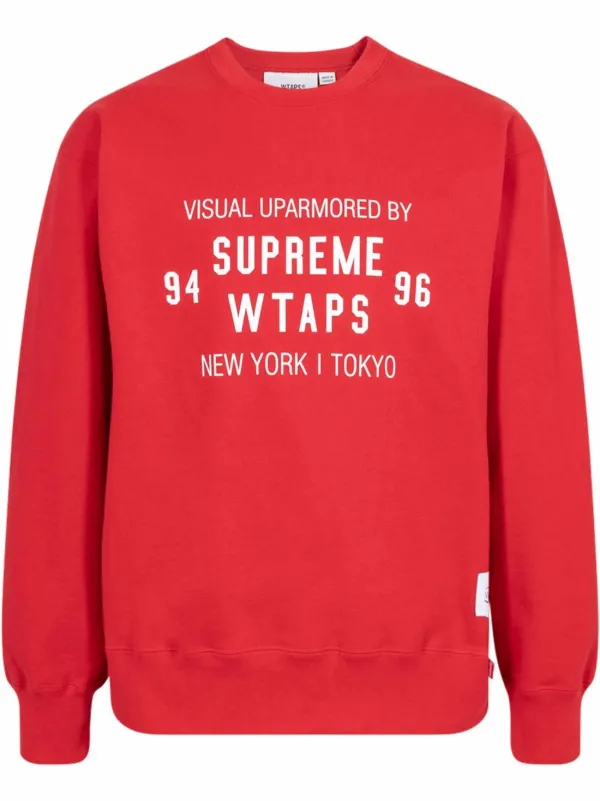 Supreme xWTAPS Crew Neck Sweatshirt - Farfetch