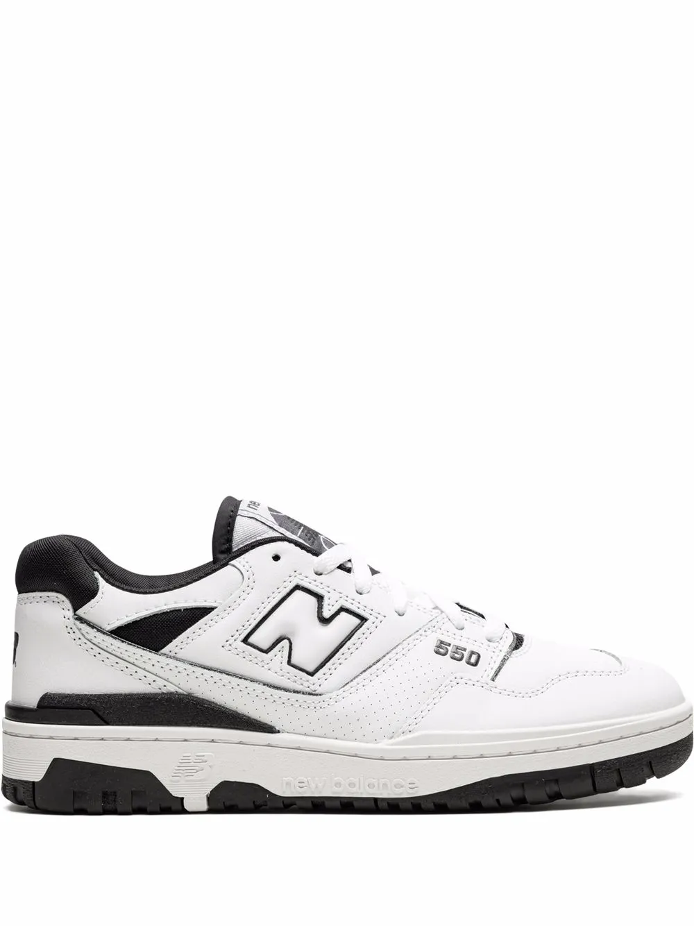 New balance black on sale and white sneakers