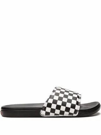 Checkerboard slides cheap vans