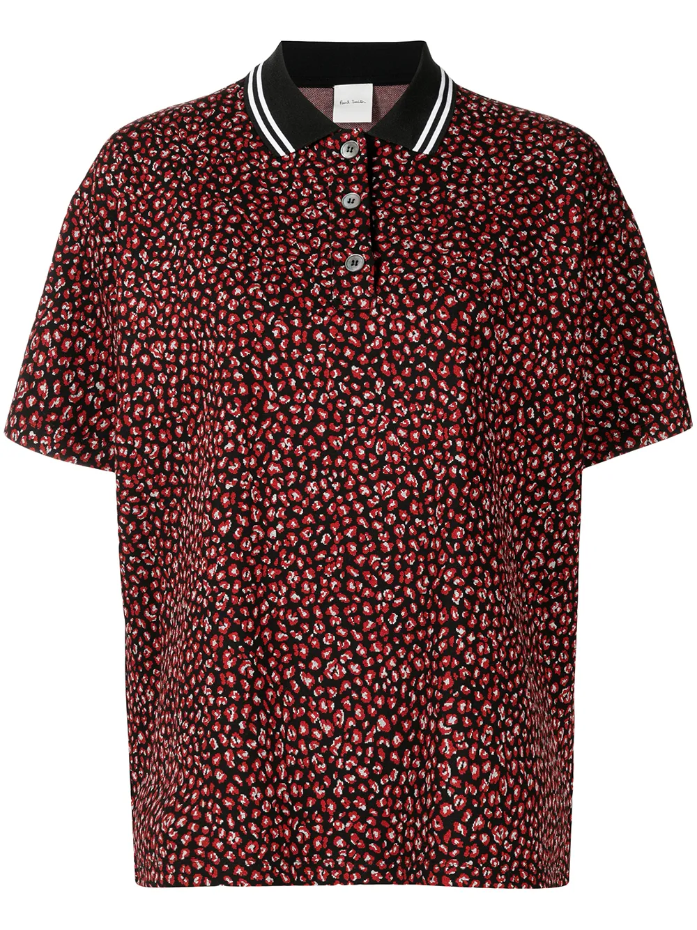 

Paul Smith playera tipo polo estampada - Rojo