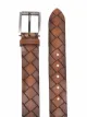 Karl Lagerfeld embossed-leather belt