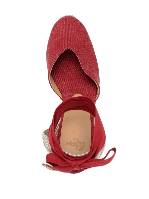 フラットシューズ CASTANER Woman Espadrilles Red CHIARA8ED 002 CASTAÑER ESPADRILLES WEDGE ESPADRILLES CHIARA RED CARMINE