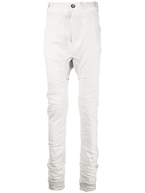 Boris Bidjan Saberi stitch-detail skinny-cut jeans