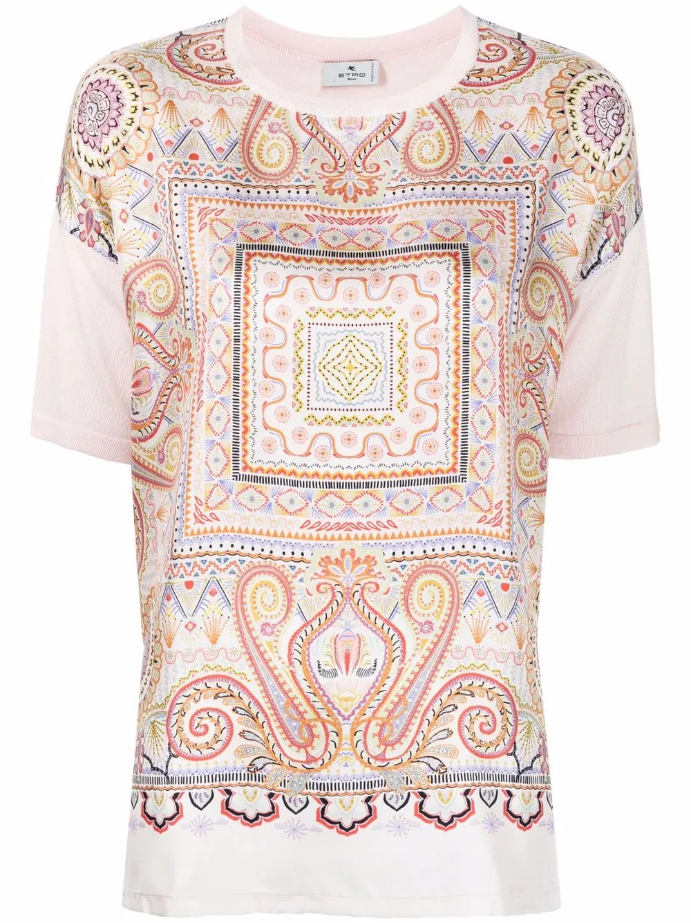 

ETRO playera con estampado abstracto - Rosado