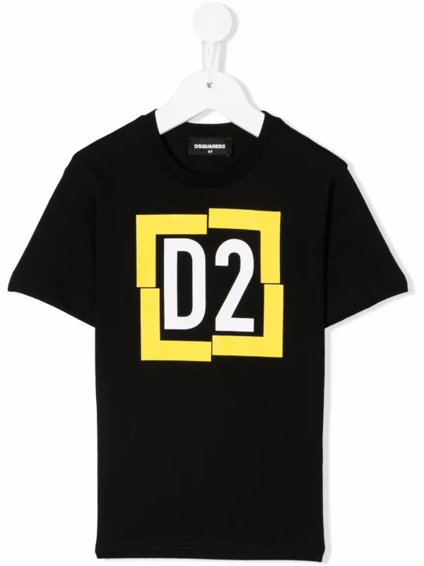 DSQUARED2 KIDS logo-print T-shirt | Black | FARFETCH