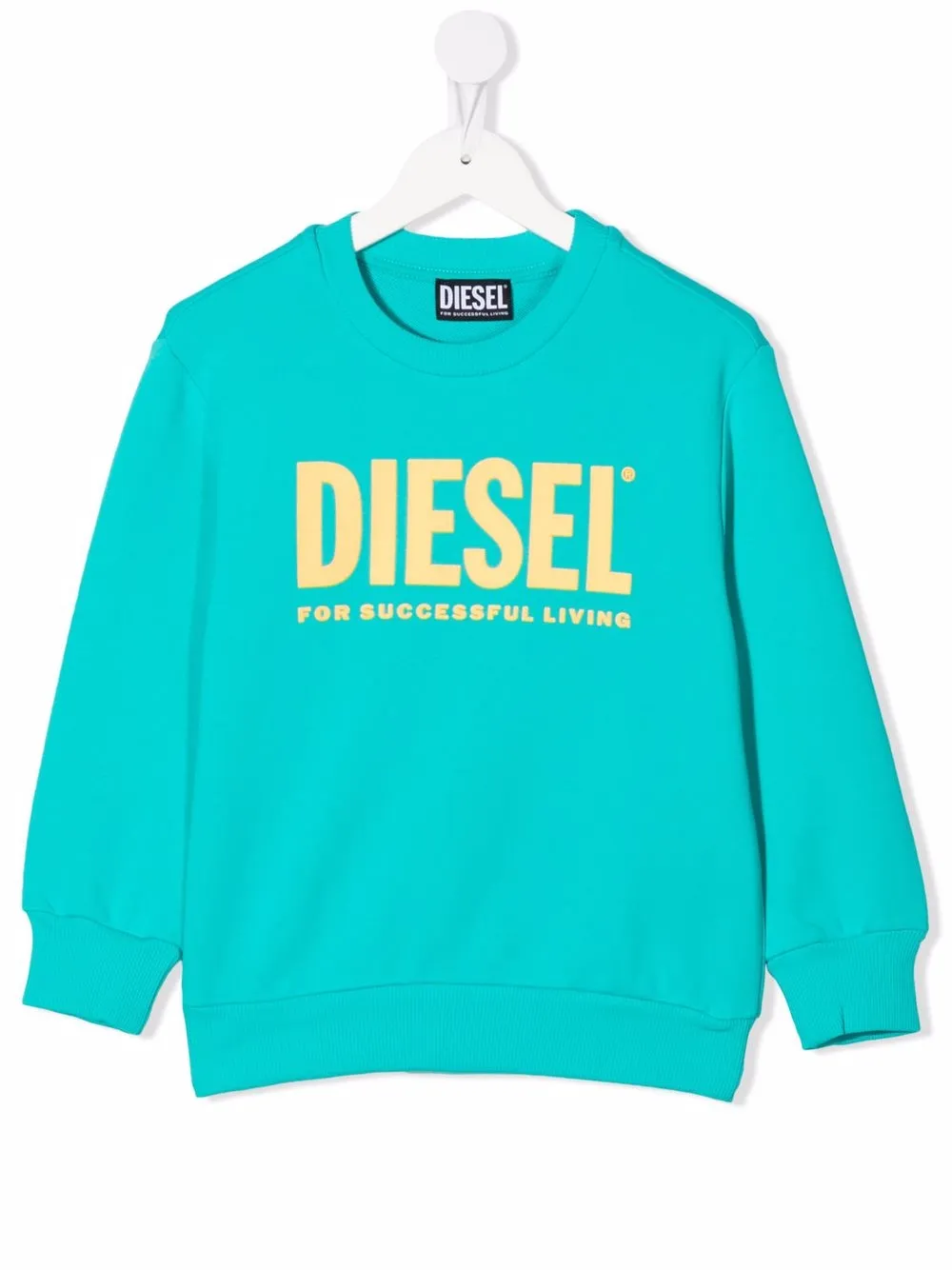 

Diesel Kids sudadera con logo estampado - Azul