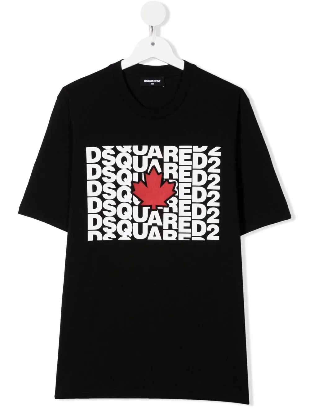 

Dsquared2 Kids playera con logo estampado - Negro