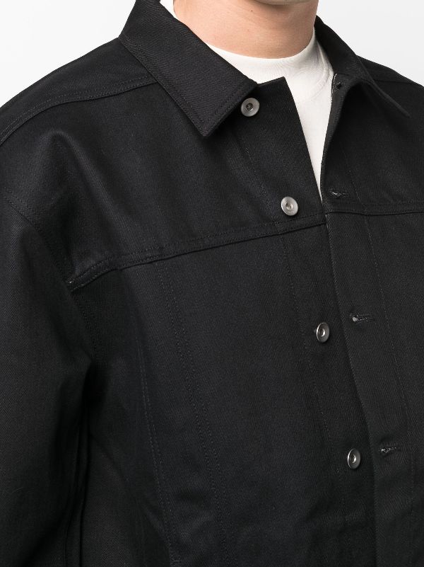 black button up jacket