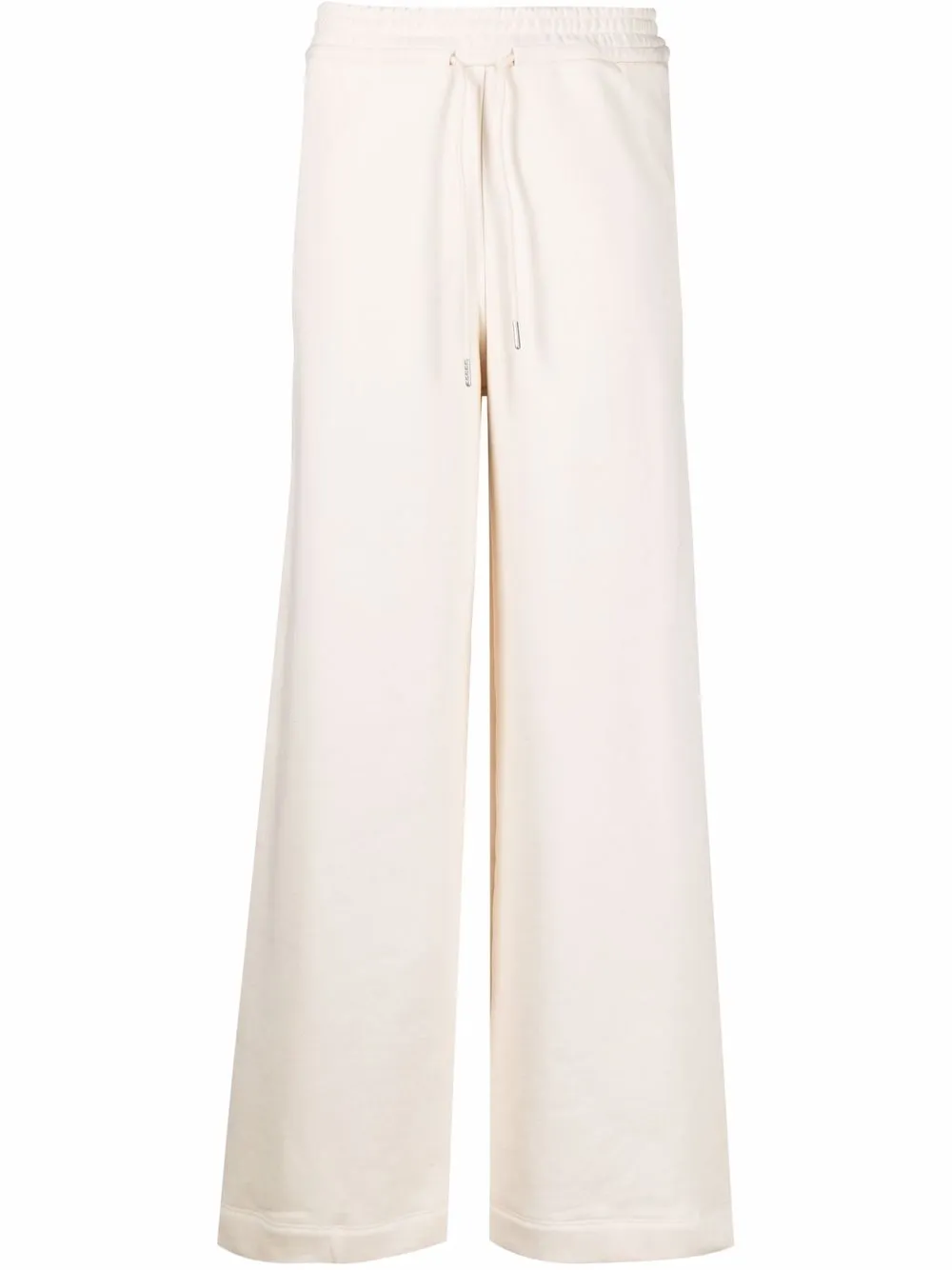 

adidas pantalones anchos con logo bordado - Neutro