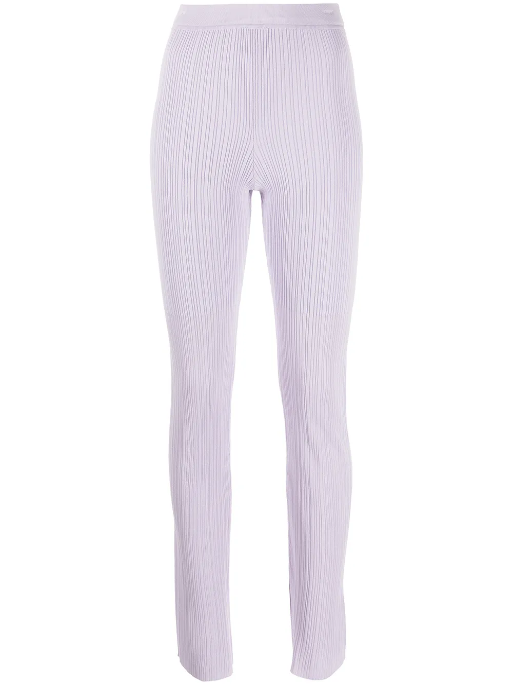 

Jonathan Simkhai semi-sheer knitted trousers - Purple