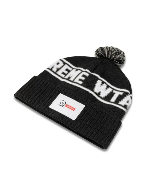 ニット帽/ビーニーSupreme WTAPS Beanie 黒