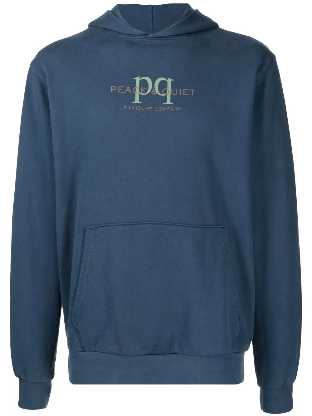 

Museum Of Peace & Quiet logo print hoodie - Blue