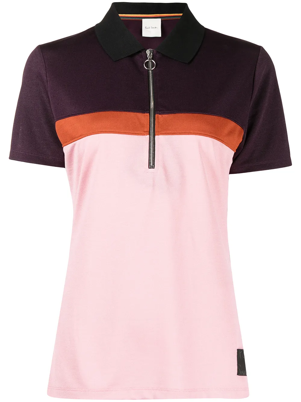 

Paul Smith playera tipo polo con diseño color block - Rosado