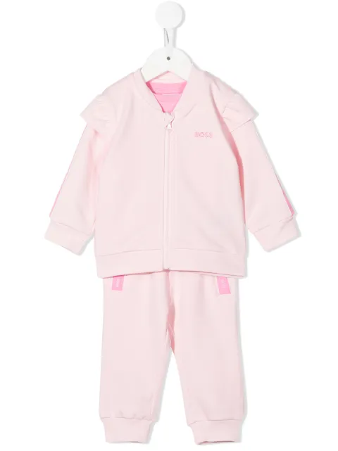 BOSS Kidswear two-piece logo tracksuit set