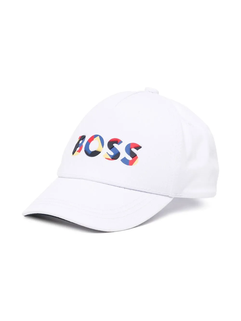 

BOSS Kidswear gorra con logo estampado - Blanco