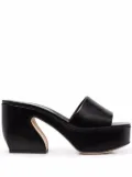 Si Rossi 80mm open-toe sandals - Black