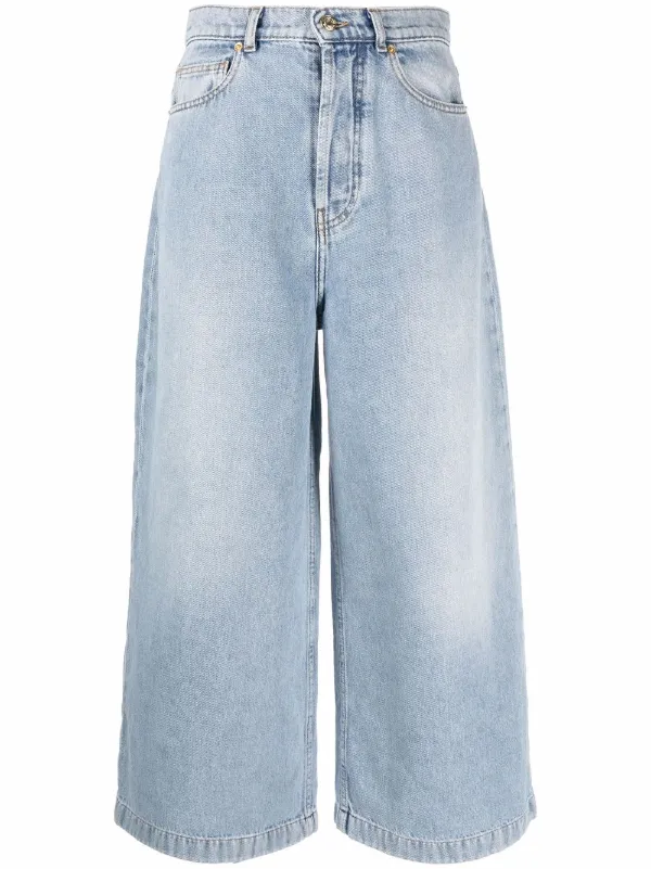 Alexandre Vauthier Jeans Capri Anchos - Farfetch