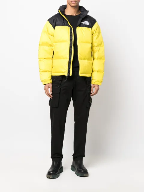 north face yellow puffer jacket