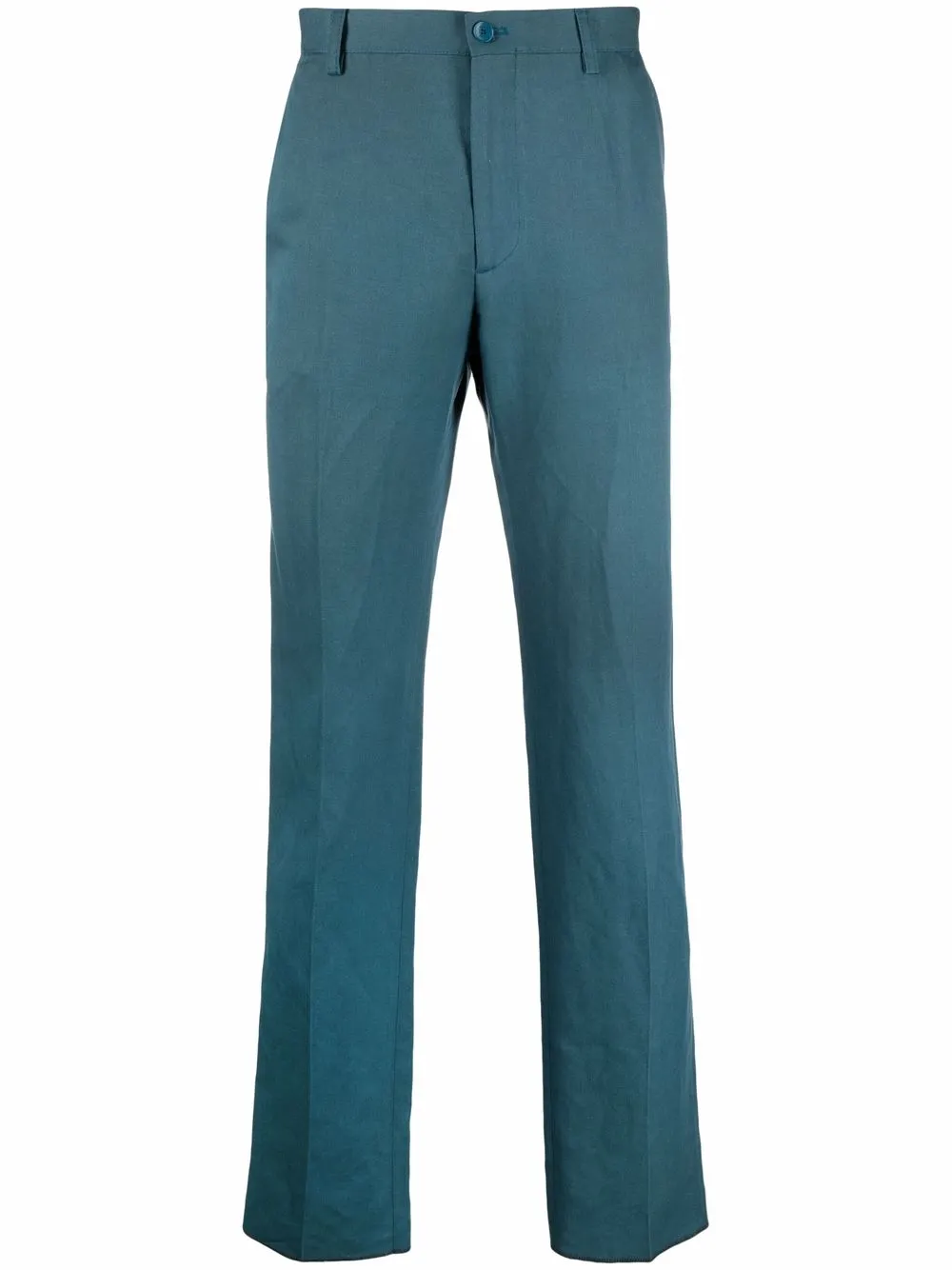 

ETRO pantalones rectos con tiro medio - Azul