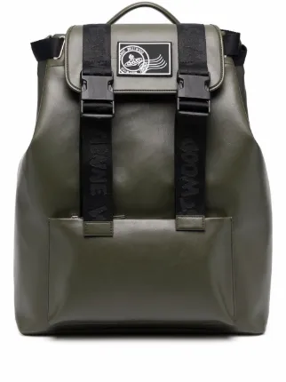 Vivienne Westwood Orb logo-patch faux-leather Backpack - Farfetch