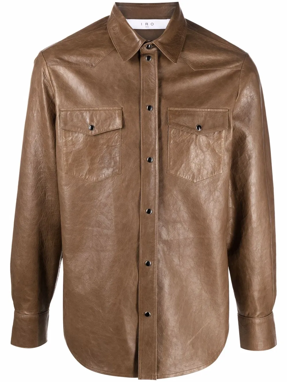 

IRO button-down fitted shirt - Neutrals