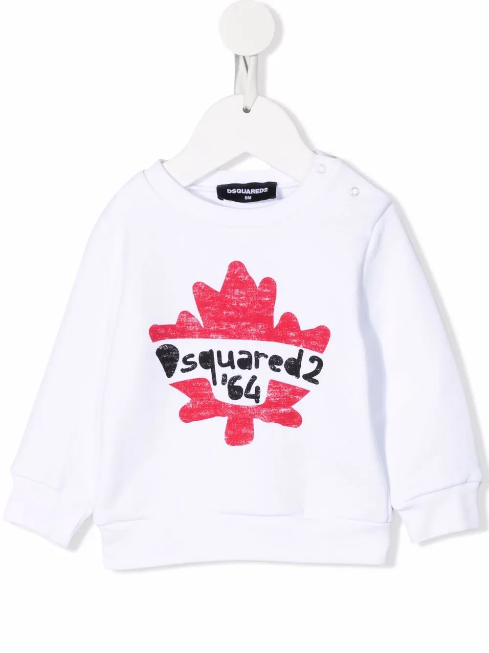 

Dsquared2 Kids sudadera con logo estampado - Blanco