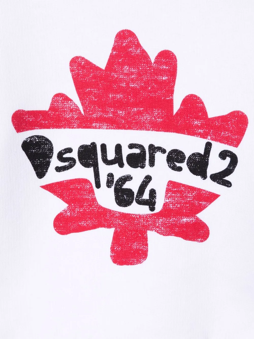  Dsquared2 Kids Sweatshirt Mit Logo Print   Weiß 