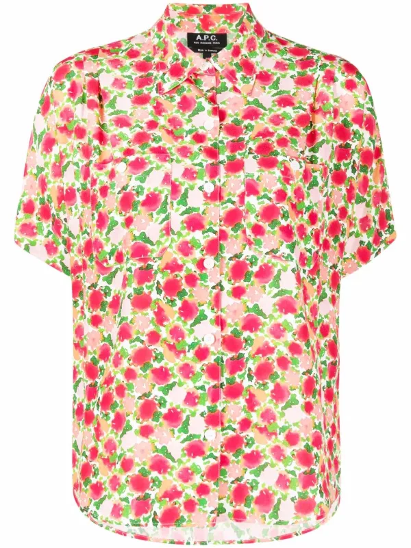 A.P.C. floral-print Shirt - Farfetch