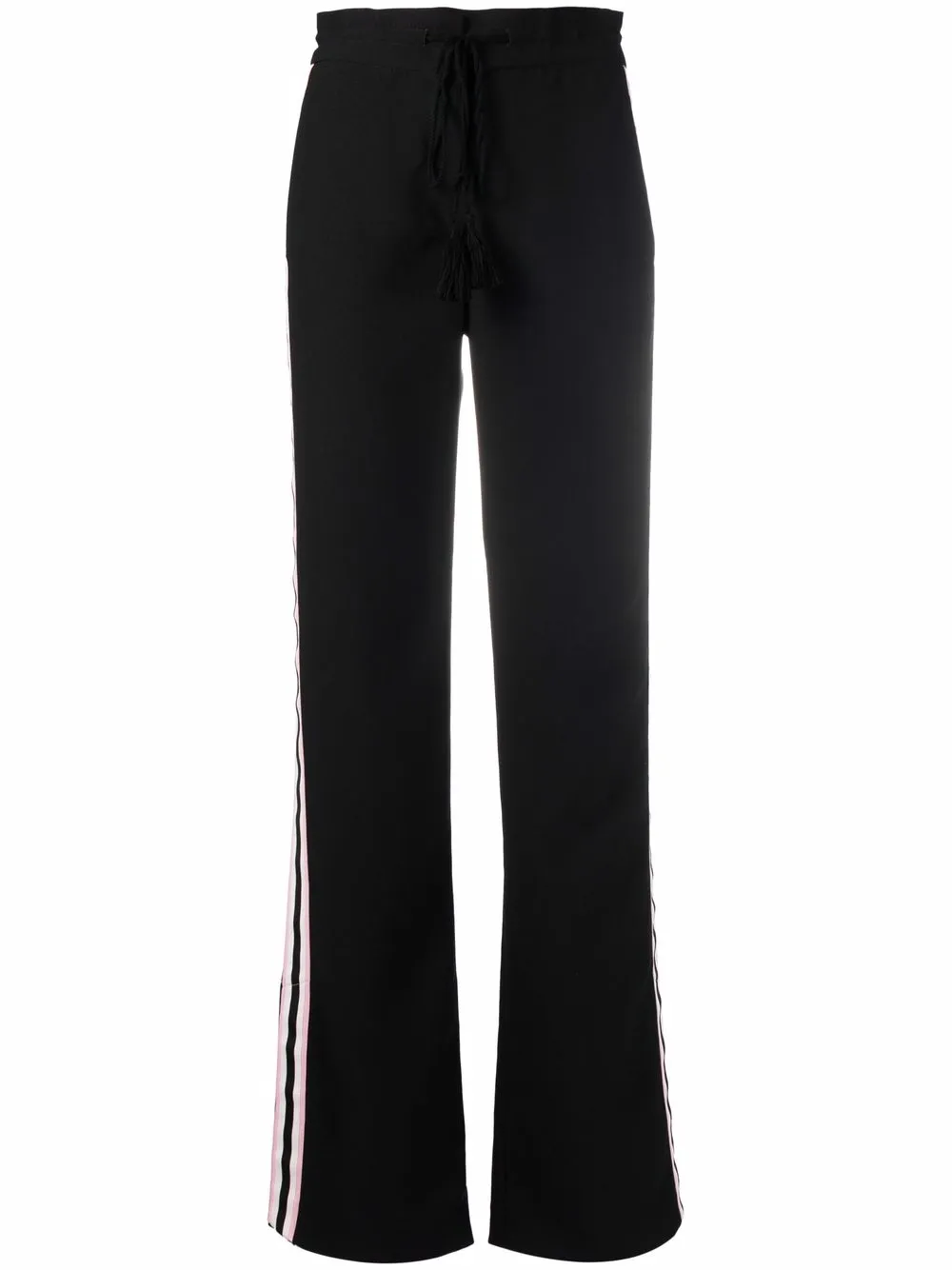 

ERMANNO FIRENZE pants con franjas laterales - Negro