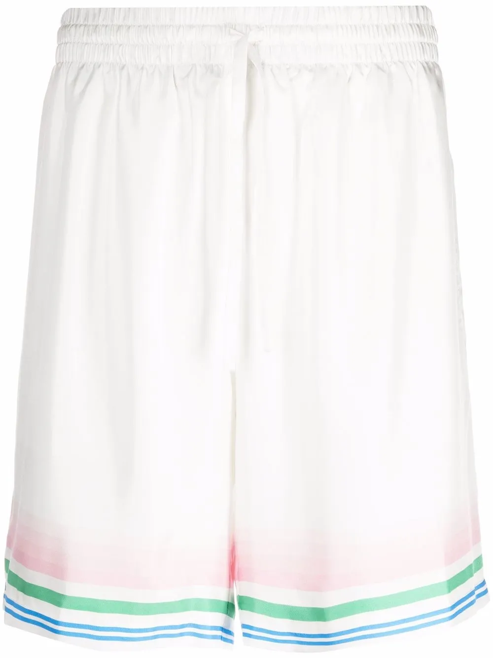 

Casablanca shorts deportivos de seda Tennis Club - Blanco
