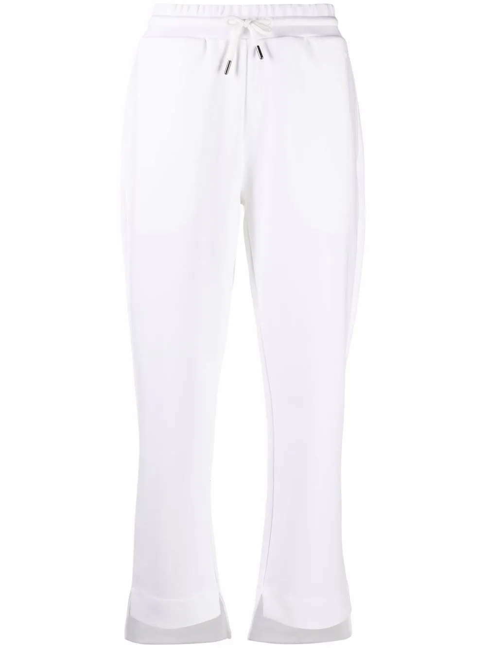 

Fay drawstring cropped track pants - White