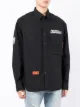 AAPE BY *A BATHING APE? logo-embroidered cotton shirt