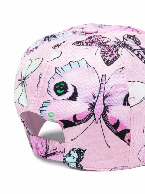Shop Versace Kids butterfly-print 