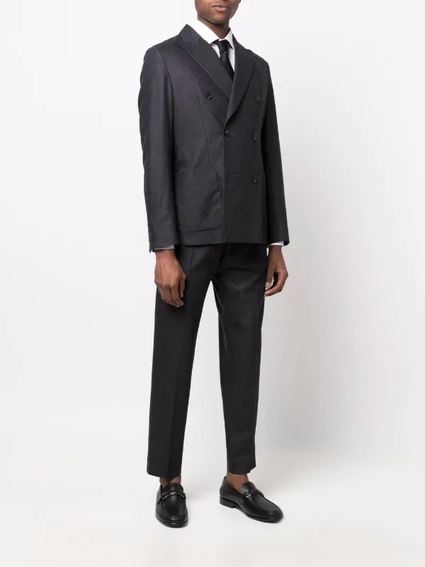 スーツ TONELLO FW18 TAILLEUR (02TC62306796U 990) 24AW_GB_GRYCHK_L3127F-302-4_b.jpg