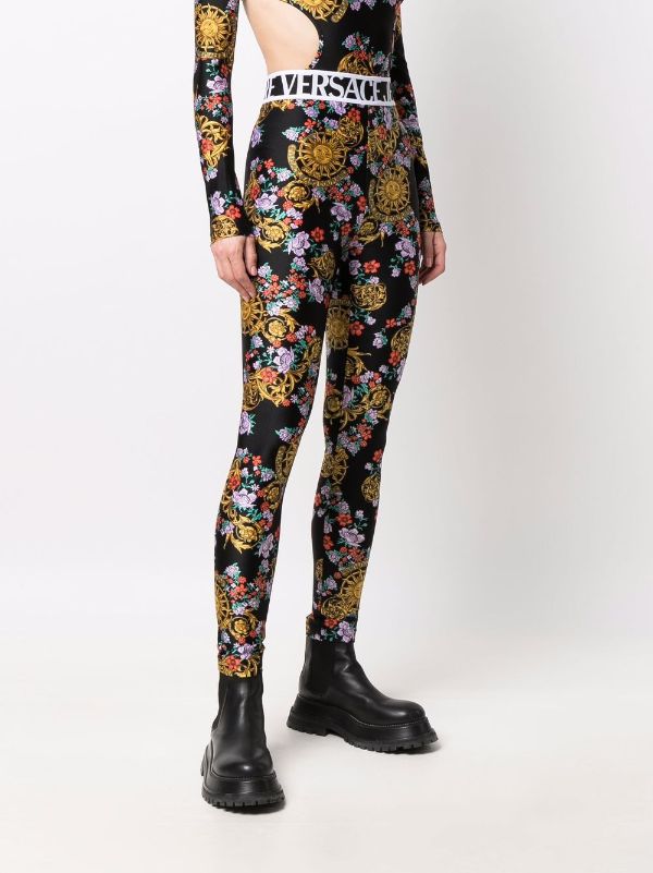 versace jeans leggings