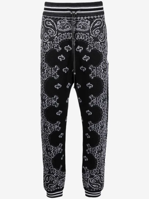 AMIRI Bandana B-Ball ジャカード トラックパンツ