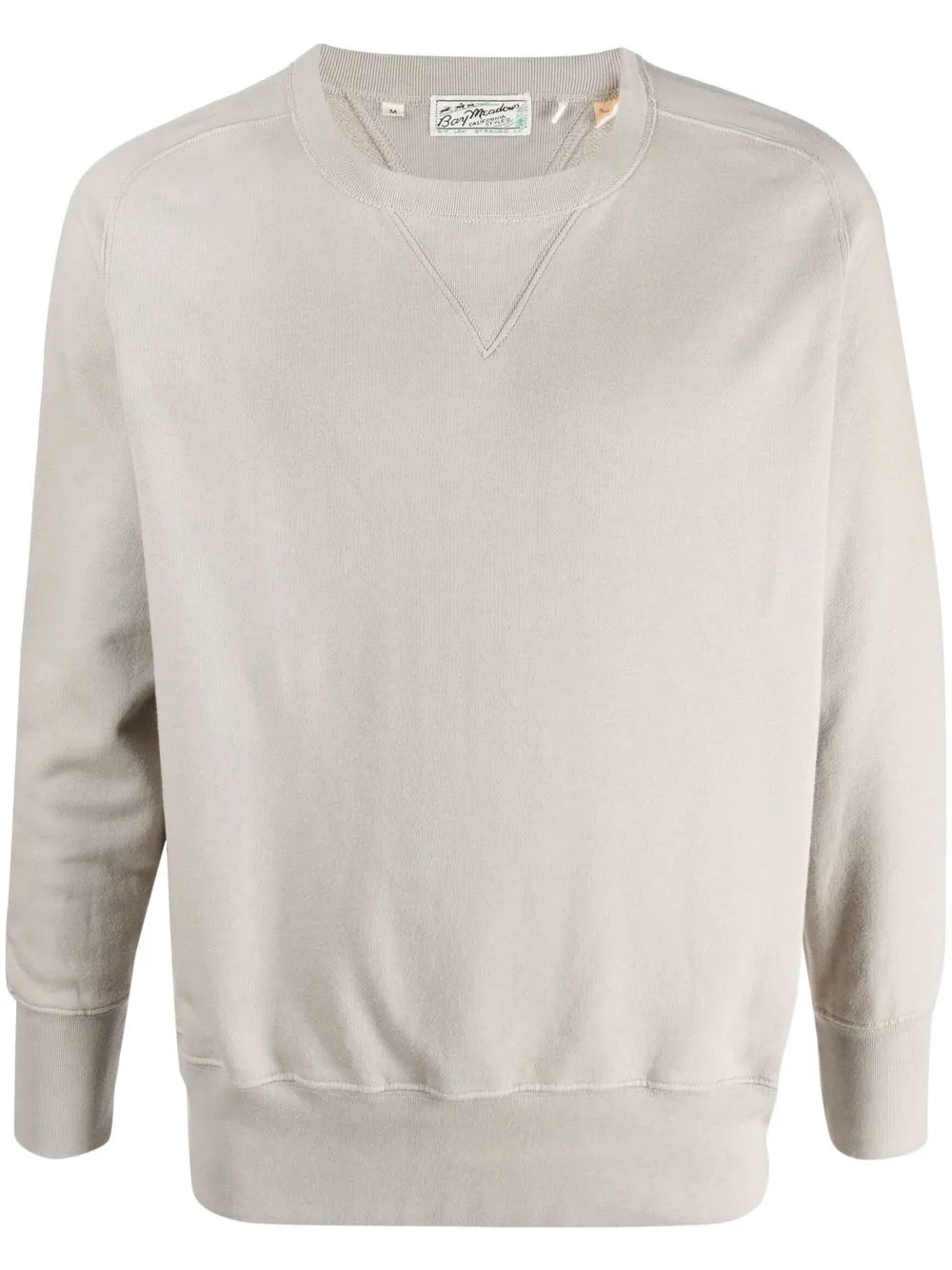 

Levi's: Made & Crafted round neck sweatshirt - Neutrals