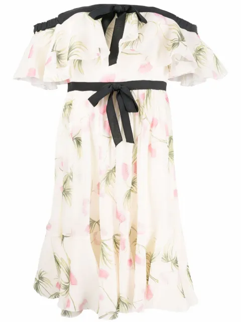 Giambattista Valli | 3/4 sleeve open side dress