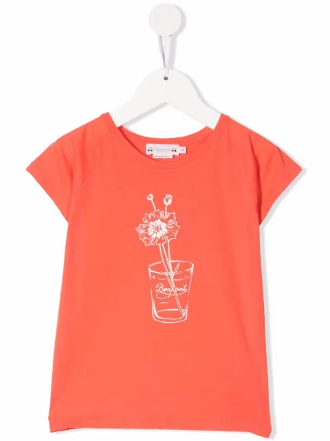 Bonpoint floral crew-neck T-shirt 