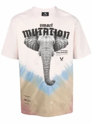tie dye moletom com capuz elephant