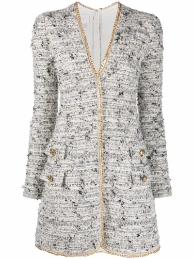 bouclé V-neck dress | Giambattista 
