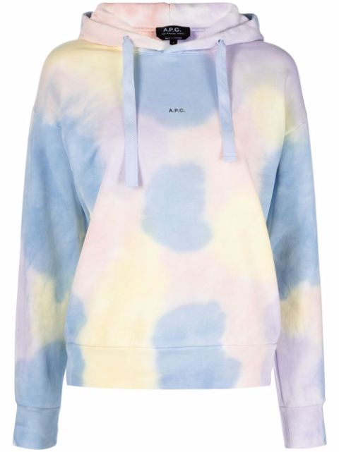 A.P.C. Jeanne tie-dye print hoodie Women