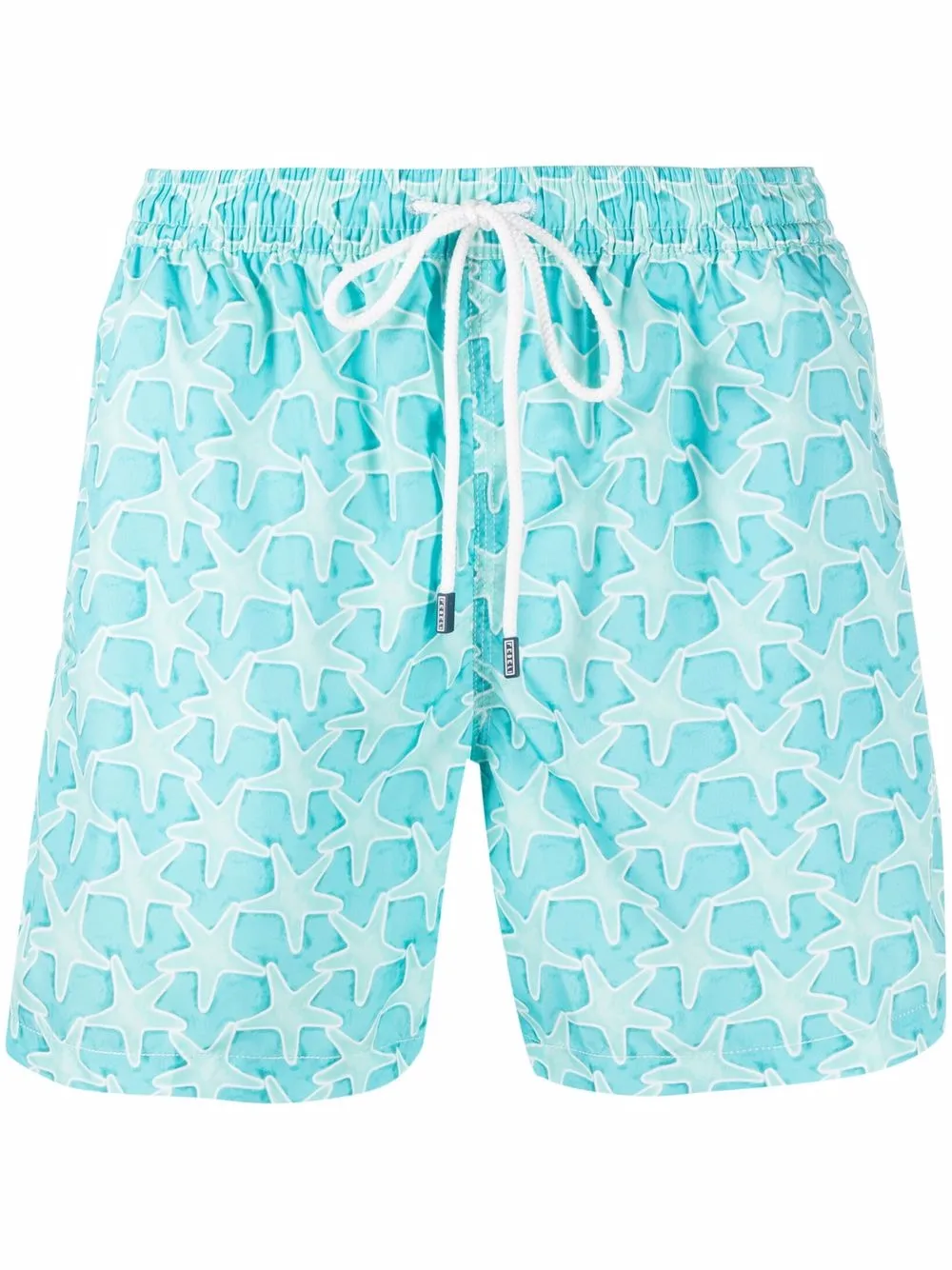 

Fedeli shorts de playa con cordones en la pretina - Azul